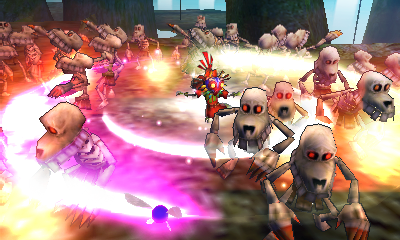 Auch das Horrorkid mischt mit.