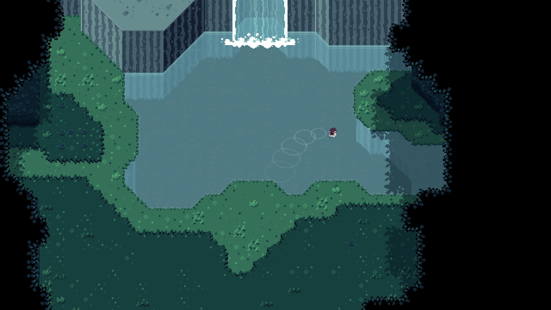 Selbst diese idyllische Wasserstelle ist wie leer gefegt.