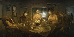 Resident Evil 7 Keyart Diner