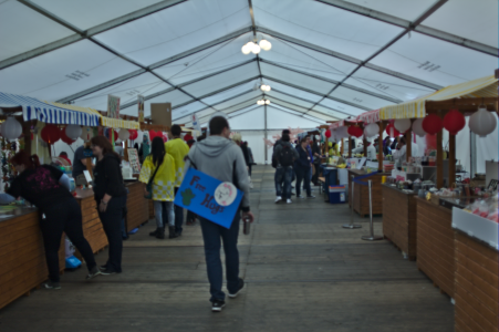 Händlerraum auf der Connichi.