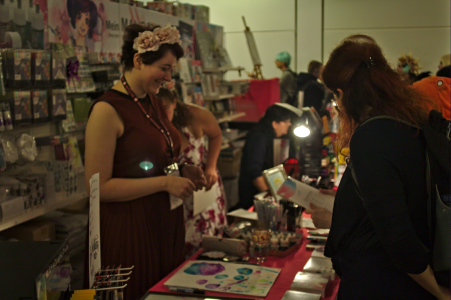 Stände auf der Connichi.