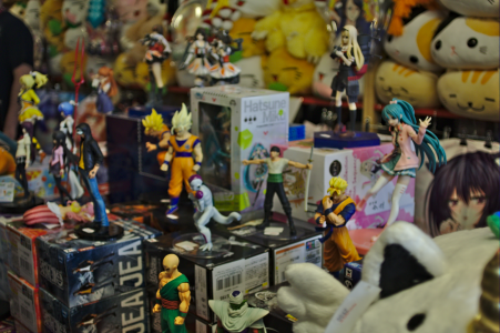 Stände auf der Connichi.