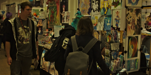 Stände auf der Connichi.