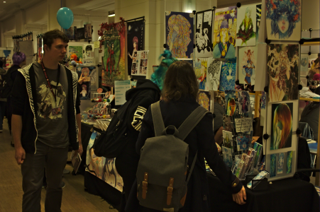 Stände auf der Connichi.